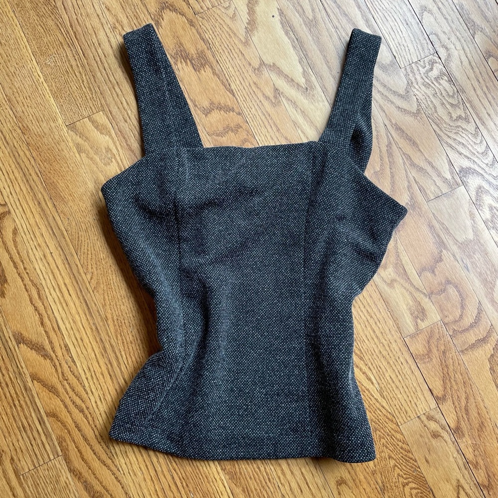 Anthropologie Tweed Tank Top Medium